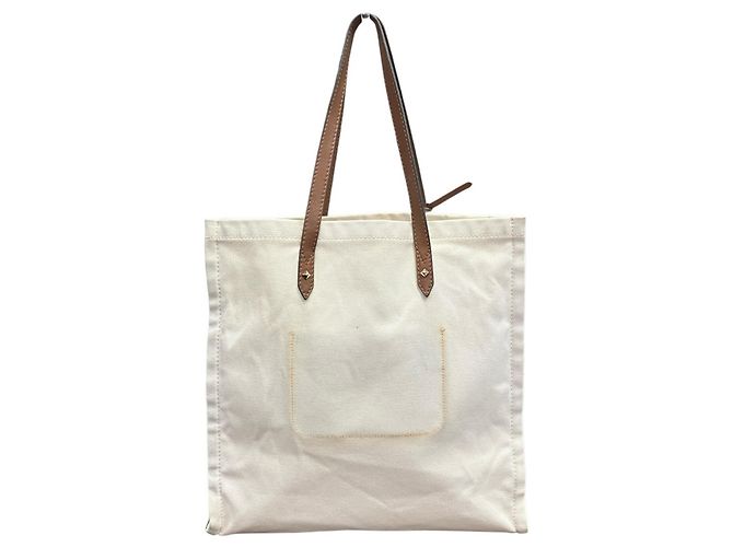 Borsa Tote Jimmy Choo in tela e pelle marrone - vista 2
