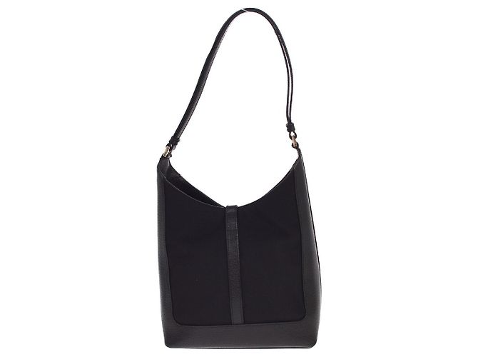 Gucci Vintage Jackie O Hobo Canvas and leather Nero - vista 2