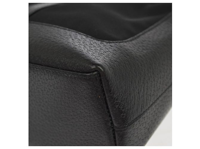 Gucci Vintage Jackie O Hobo Canvas and leather Nero - vista 6