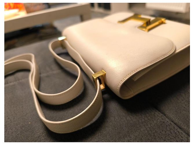 Hermès Constance 23 Lederhandtasche Weiß - Ansicht 5