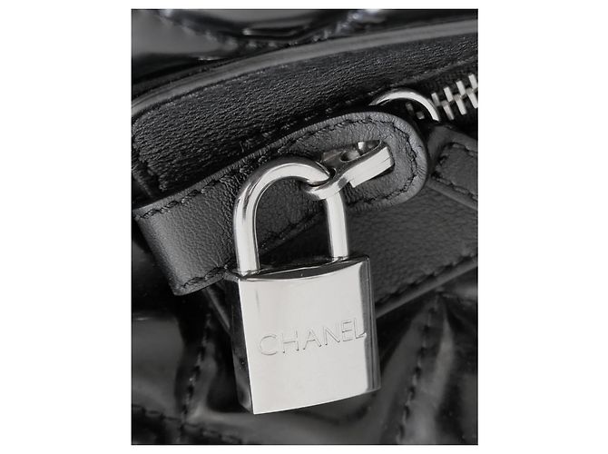 Chanel Timeless gesteppte Reisetasche Schwarz - Ansicht 12