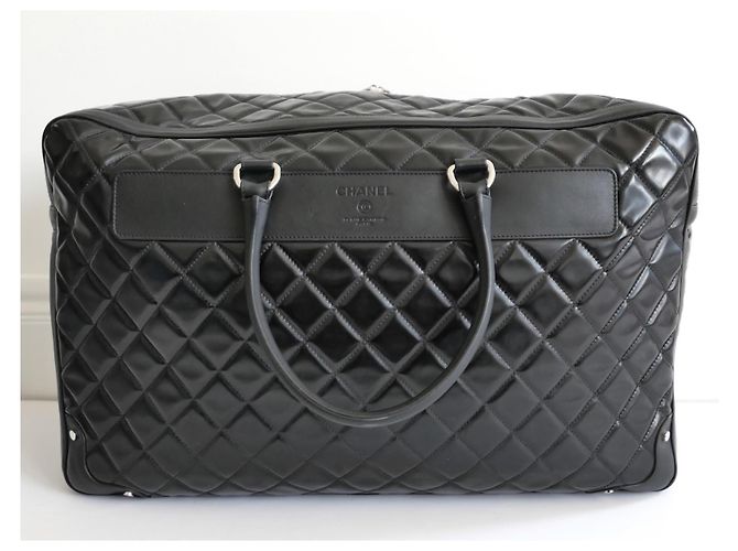 Chanel Timeless gesteppte Reisetasche Schwarz - Ansicht 4