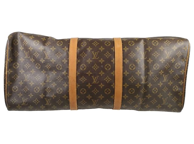 Louis Vuitton Keepall Monogram Canvas 60 Marrone - vista 3