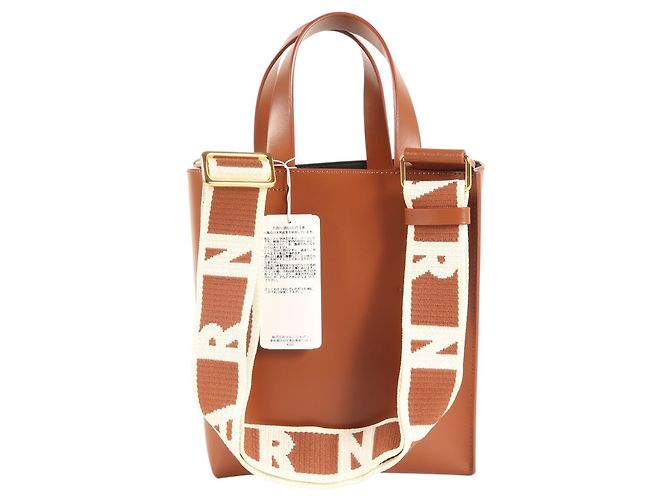 Marni Museo Mini Tasche braunes Leder - Ansicht 4