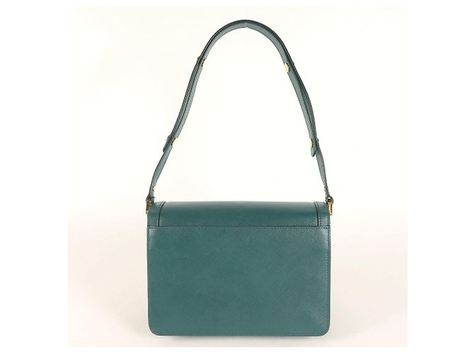 Marni Trunk Schultertasche Grün - Ansicht 4