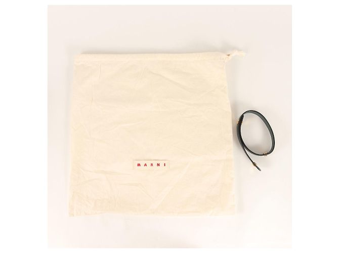 Marni Trunk Schultertasche Grün - Ansicht 7