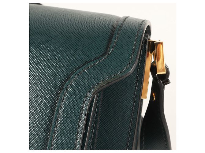Marni Trunk Schultertasche Grün - Ansicht 8
