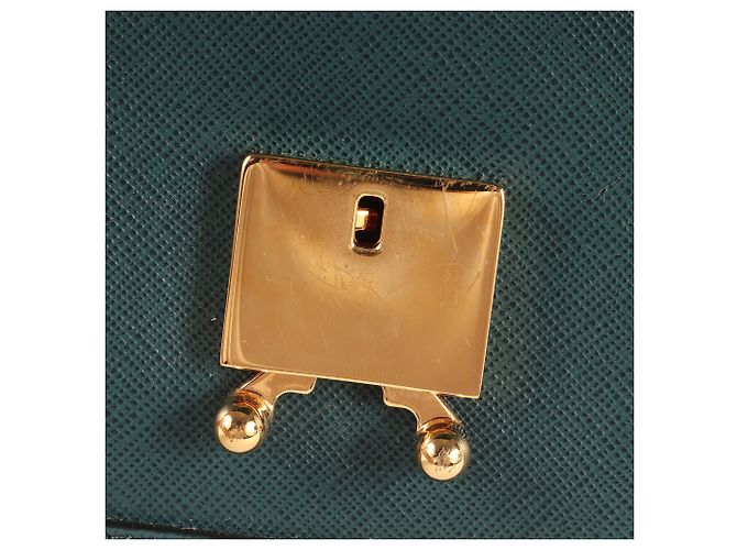 Marni Trunk Schultertasche Grün - Ansicht 9