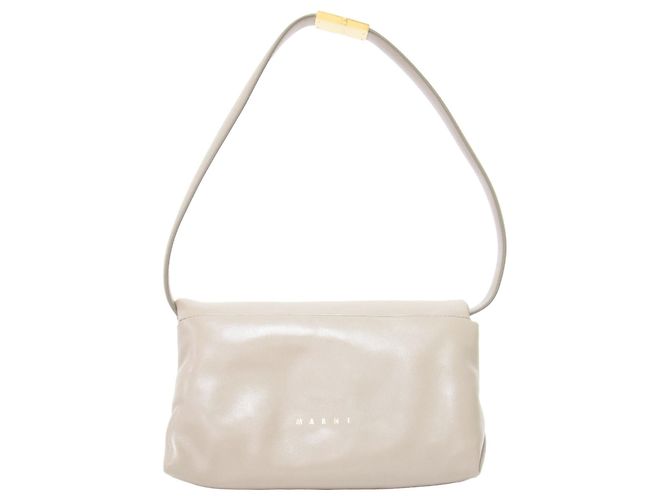 Borsa a tracolla piccola Marni Prisma Grigio - vista 4
