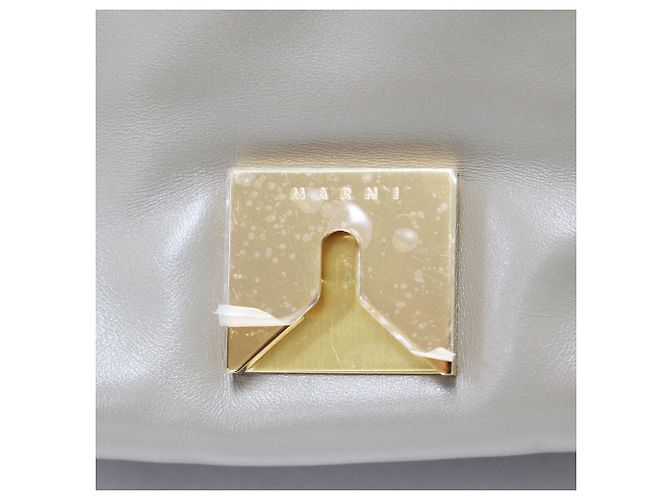 Borsa a tracolla piccola Marni Prisma Grigio - vista 7