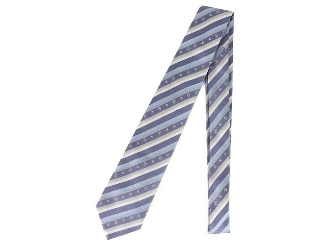 Louis Vuitton Blue Silk Cravat - view 2