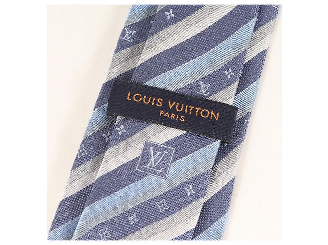 Louis Vuitton Blue Silk Cravat - view 3