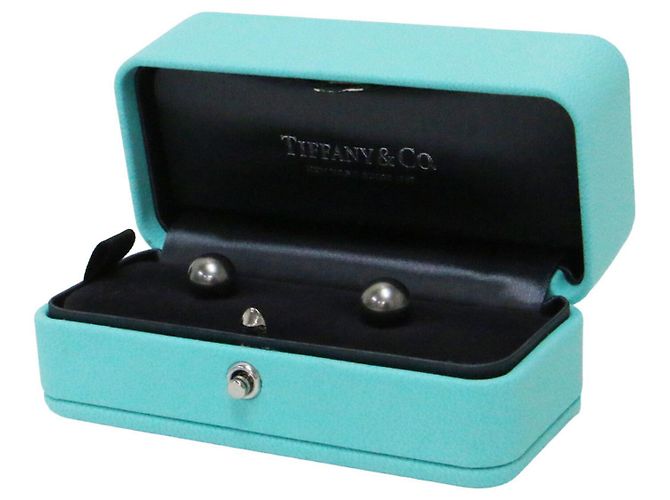 Autre Marque Orecchini Tiffany & Co. in oro bianco 18K e perle di Tahiti D'oro - vista 5