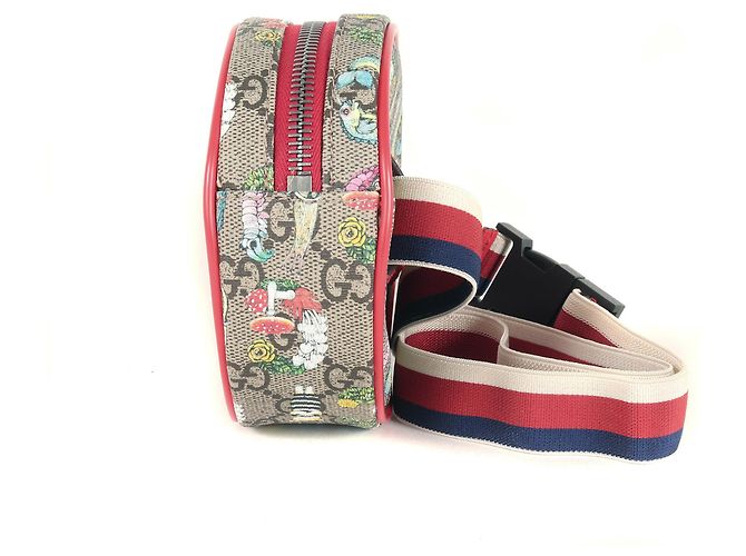 Borsello da vita mini GG per bambini Gucci Higuchi Yuko Rosso Multicolore Beige - vista 2