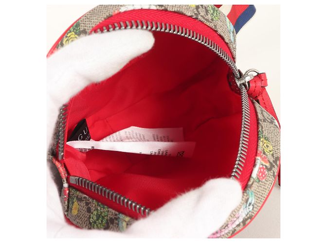 Borsello da vita mini GG per bambini Gucci Higuchi Yuko Rosso Multicolore Beige - vista 6