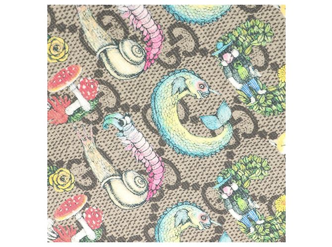 Borsello da vita mini GG per bambini Gucci Higuchi Yuko Rosso Multicolore Beige - vista 8