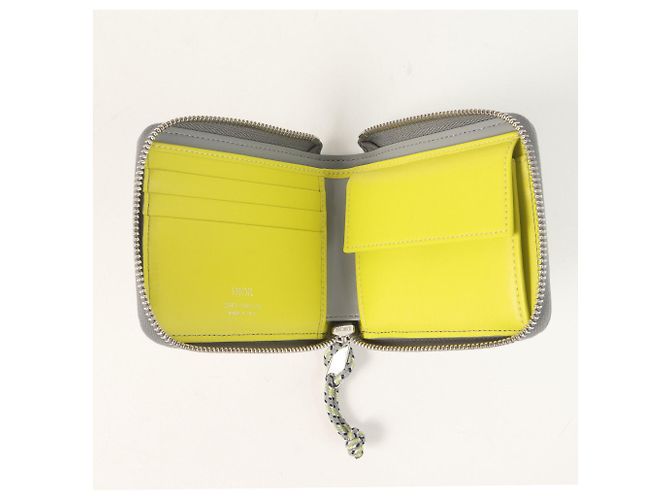 Portafoglio Christian Dior Dior Lewis Hamilton Oblique Reflector Argento Giallo - vista 3