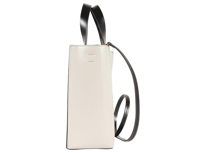 Bolso Tote Marni Mini Museo Castaño Negro Gris - vista 2