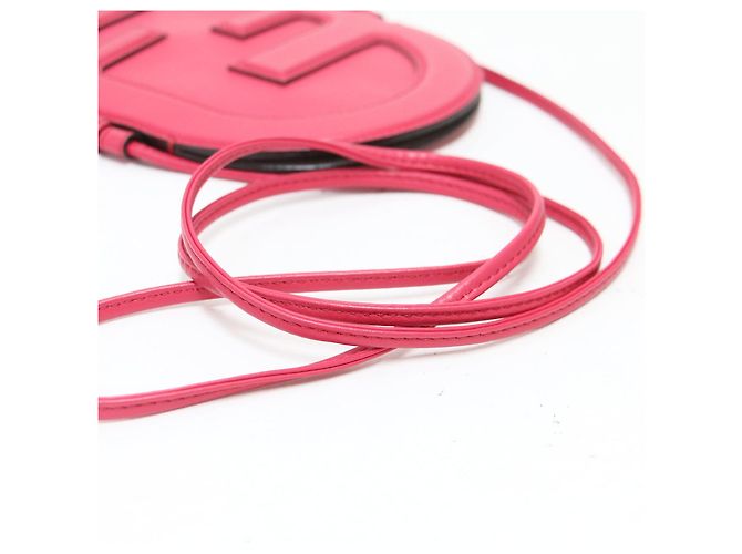 Fendi Auroch Pink Leather Card Case - view 8