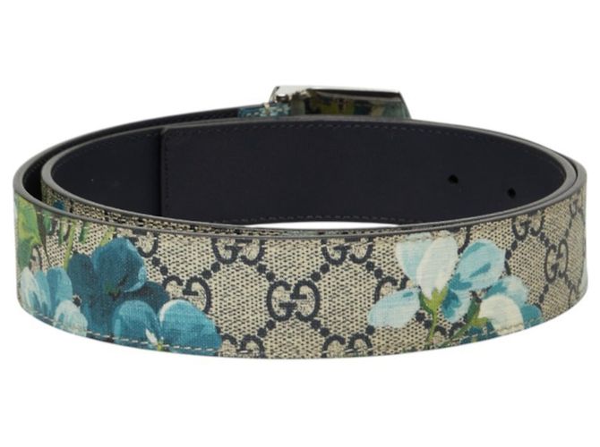 Cintura Gucci GG Blooms Beige Multicolore - vista 3