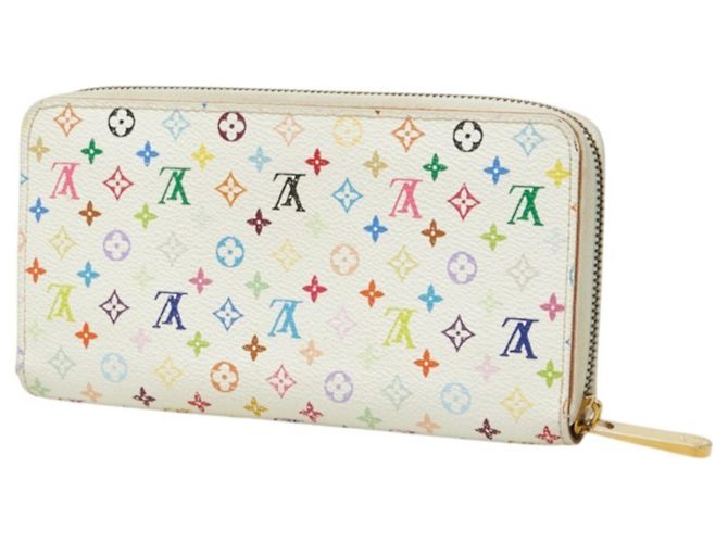 Louis Vuitton Monogram Multicolor Zippy Wallet White Multiple colors - view 2