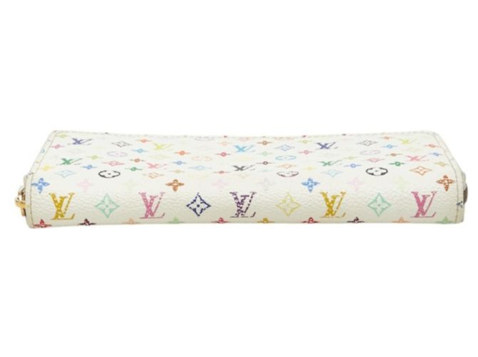 Louis Vuitton Monogram Multicolor Zippy Wallet White Multiple colors - view 3