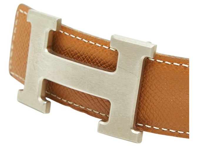Hermès Hermes Constance Reversible H-Belt Brown Black - view 3