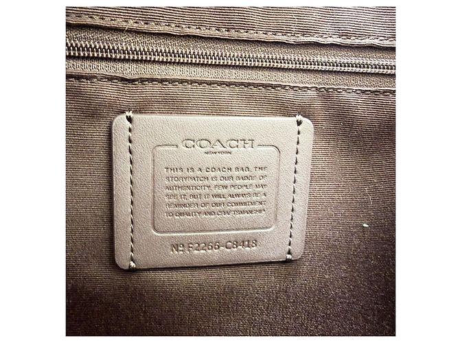 COACH Dempsey Jacquard Multi-Wine Tote Bag Rot Bordeaux - Ansicht 14