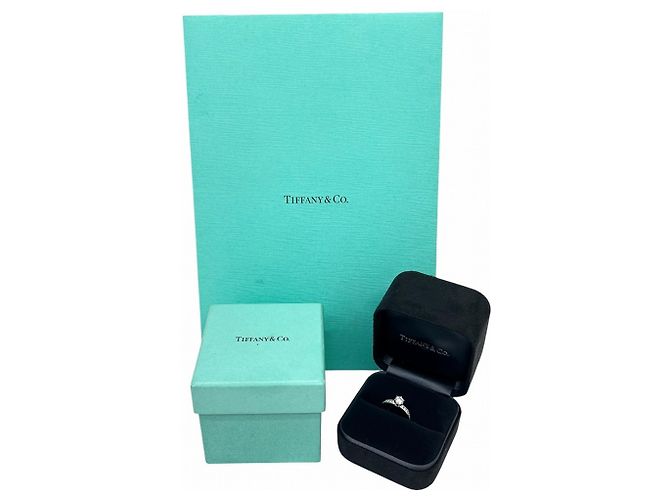 Autre Marque Tiffany & Co. Platin-Diamant-Bandring - Ansicht 11
