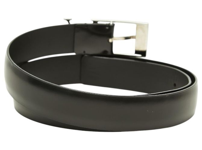 Cinturón de cuero Anagram Louis Vuitton Negro - vista 3