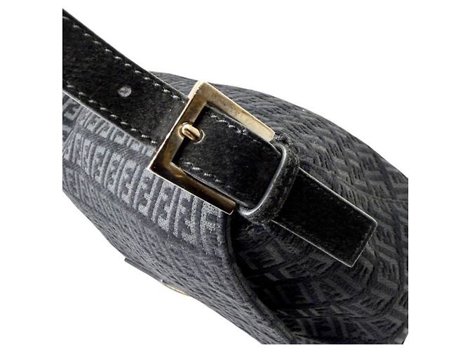 Borsa a secchiello Fendi Zucchino Mamma Nero - vista 11