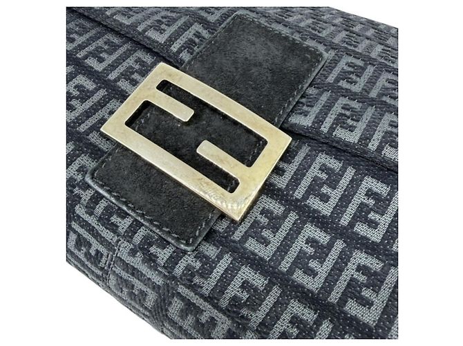 Borsa a secchiello Fendi Zucchino Mamma Nero - vista 12