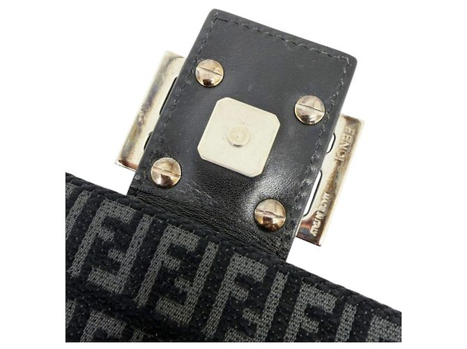 Borsa a secchiello Fendi Zucchino Mamma Nero - vista 14