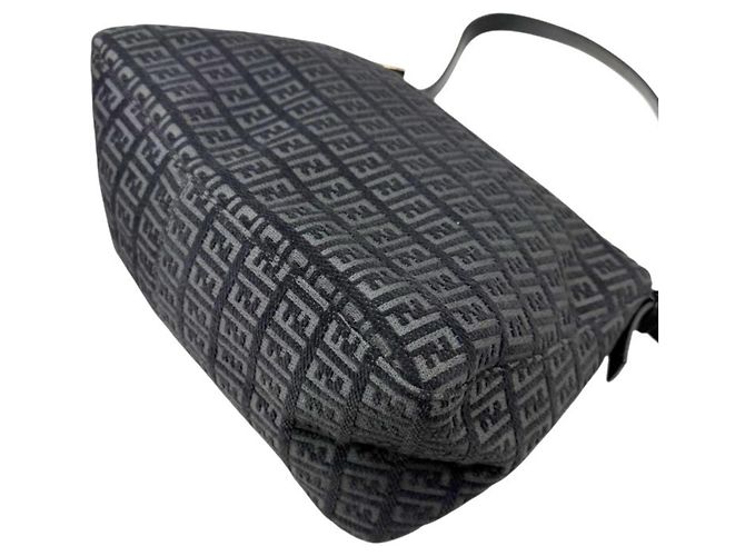 Borsa a secchiello Fendi Zucchino Mamma Nero - vista 7