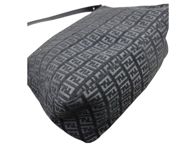 Borsa a secchiello Fendi Zucchino Mamma Nero - vista 8