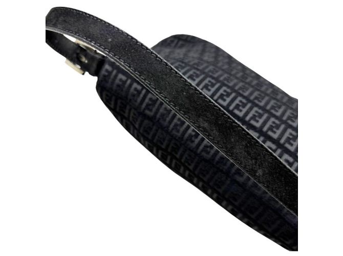 Borsa a secchiello Fendi Zucchino Mamma Nero - vista 9