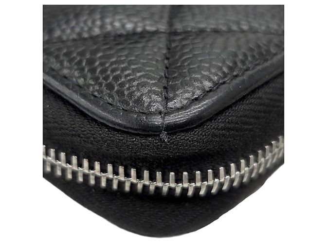 Timeless Portafoglio lungo con zip Chanel Matelassé Classic Nero - vista 8