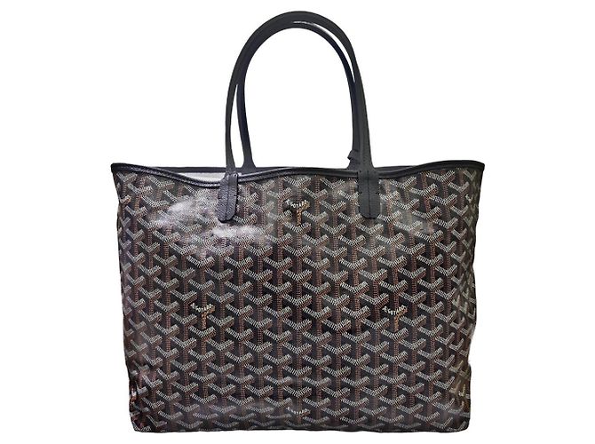 Borsa Tote Goyard Saint Louis PM Marrone Nero - vista 2