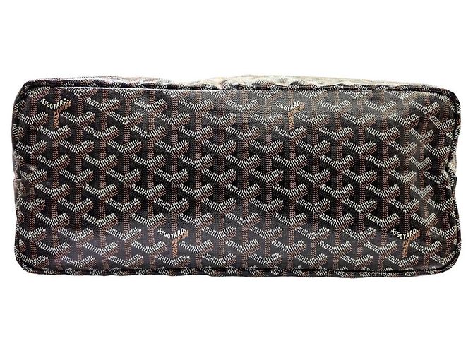 Borsa Tote Goyard Saint Louis PM Marrone Nero - vista 3
