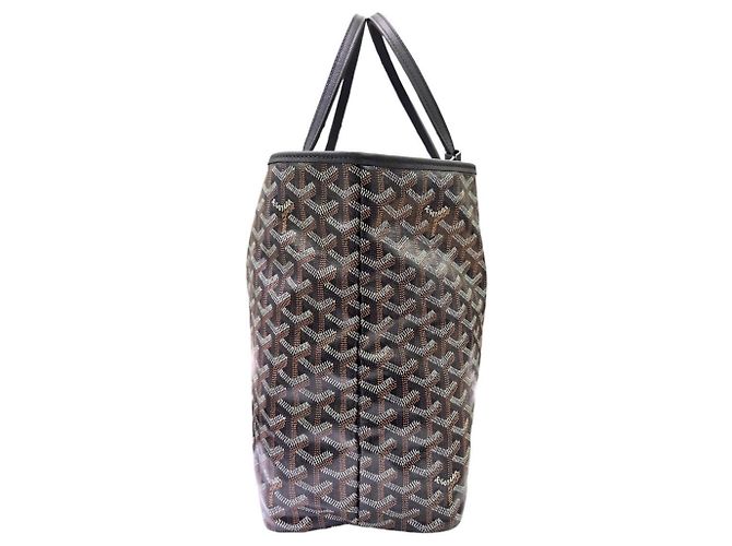 Borsa Tote Goyard Saint Louis PM Marrone Nero - vista 4