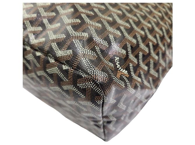 Borsa Tote Goyard Saint Louis PM Marrone Nero - vista 6