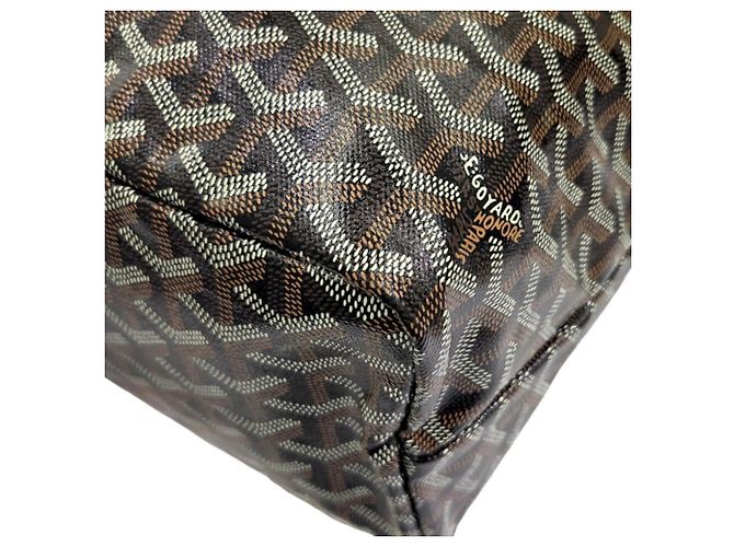 Borsa Tote Goyard Saint Louis PM Marrone Nero - vista 8