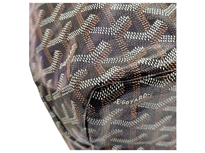 Borsa Tote Goyard Saint Louis PM Marrone Nero - vista 9