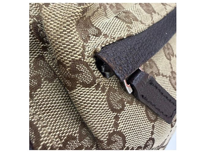 Borsello da vita Gucci GG Canvas Beige Marrone scuro - vista 13