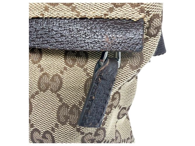 Borsello da vita Gucci GG Canvas Beige Marrone scuro - vista 14