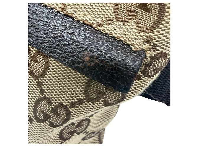 Borsello da vita Gucci GG Canvas Beige Marrone scuro - vista 15