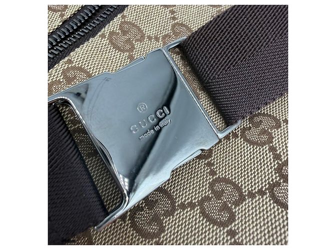 Borsello da vita Gucci GG Canvas Beige Marrone scuro - vista 16
