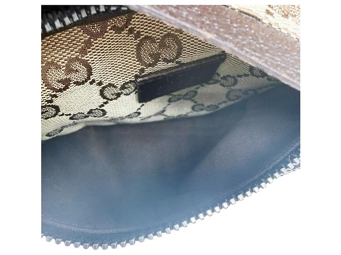 Borsello da vita Gucci GG Canvas Beige Marrone scuro - vista 18