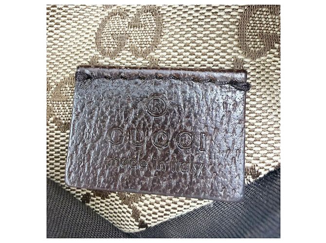 Borsello da vita Gucci GG Canvas Beige Marrone scuro - vista 19