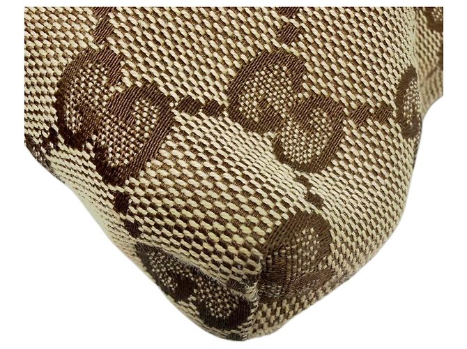 Borsello da vita Gucci GG Canvas Beige Marrone scuro - vista 8
